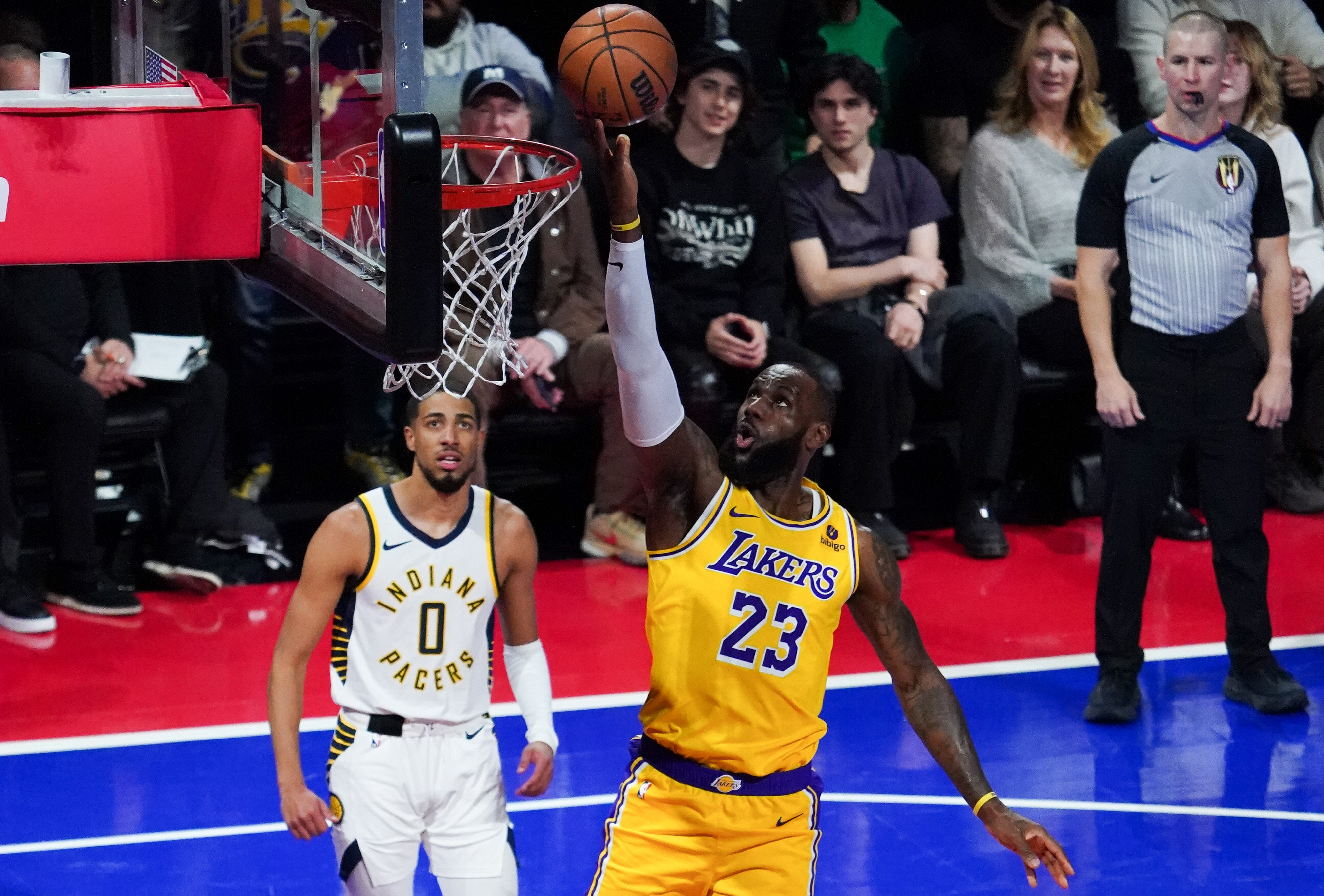 LeBron James calls out Tyrese Haliburton haters. (Photo: IMAGN)